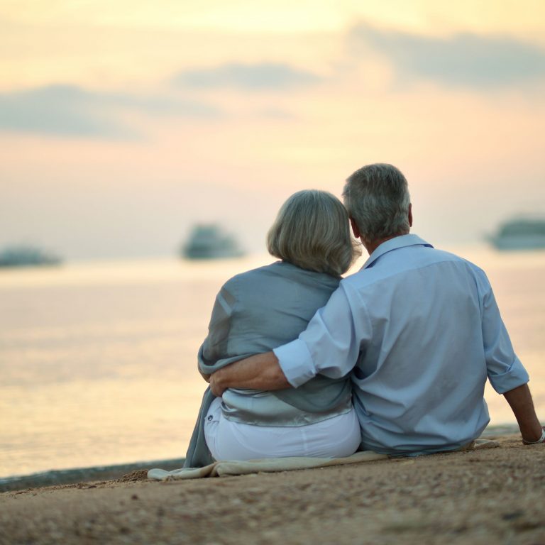 couple on beach